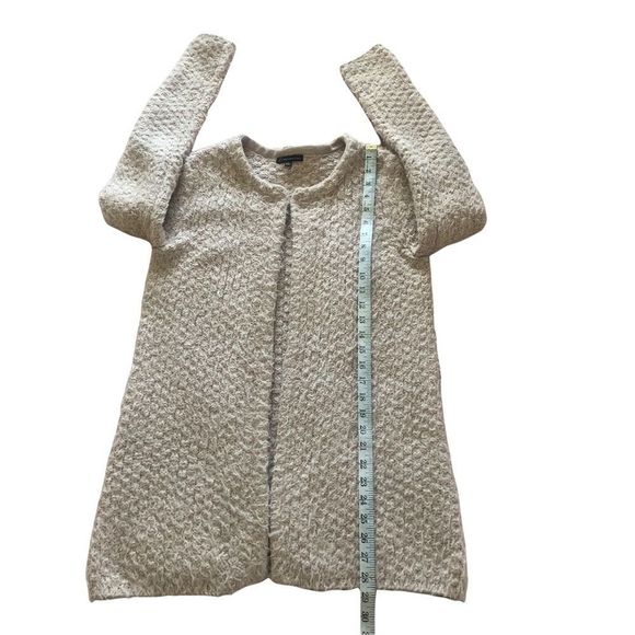 ADRIANA PAPELL | Women's Pink Eyelash Open Cardigan Size M - Picture 5 of 8